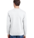 Gildan HF000 Hammer Adult Crewneck Sweatshirt WHITE back view