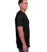Gildan 67000 Men's Softstyle CVC T-Shirt PITCH BLACK side view