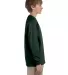 Jerzees 29BLR Youth DRI-POWER® ACTIVE Long-Sleeve FOREST GREEN side view