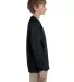Jerzees 29BLR Youth DRI-POWER® ACTIVE Long-Sleeve BLACK side view