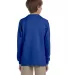 Jerzees 29BLR Youth DRI-POWER® ACTIVE Long-Sleeve ROYAL back view