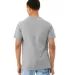 Bella + Canvas 3201 FWD Fashion Men's Heather CVC  in Athletic heather back view