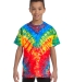 Tie-Dye CD100Y Youth 5.4 oz. 100% Cotton T-Shirt WOODSTOCK front view