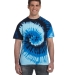 Tie-Dye CD100Y Youth 5.4 oz. 100% Cotton T-Shirt BLUE OCEAN front view