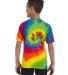 Tie-Dye CD100Y Youth 5.4 oz. 100% Cotton T-Shirt MOONDANCE back view