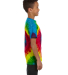 Tie-Dye CD100Y Youth 5.4 oz. 100% Cotton T-Shirt REACTIVE RAINBOW side view