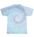 Tie-Dye CD100Y Youth 5.4 oz. 100% Cotton T-Shirt LAGOON front view