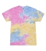 Tie-Dye CD100Y Youth 5.4 oz. 100% Cotton T-Shirt SHERBET front view