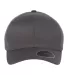 Yupoong-Flex Fit 6100NU Adult NU Hat DARK GREY front view