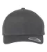 Yupoong-Flex Fit 6389 Cvc Twill Hat CHARCOAL front view