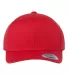 Yupoong-Flex Fit 6389 Cvc Twill Hat RED front view
