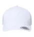 Yupoong-Flex Fit 6389 Cvc Twill Hat WHITE front view