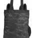 North End NE901 Convertible Backpack Tote BLACK/ CARBON front view