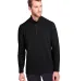 North End NE400 Men's Jaq Snap-Up Stretch Performa BLACK front view