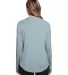 North End NE400W Ladies' Jaq Snap-Up Stretch Perfo OPAL BLUE back view