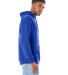 Hanes RS170 Adult Perfect Sweats Pullover Hooded S in Deep royal side view