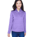 Devon and Jones DG798W Ladies' Newbury Mélange Fl in Grape heather front view