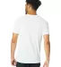Alternative Apparel 4400HM Men's Modal Tri-Blend T in White back view