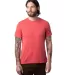 Alternative Apparel 4400HM Men's Modal Tri-Blend T in Faded red front view