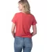 Alternative Apparel 4450HM Ladies' Modal Tri-Blend in Faded red back view