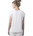 Alternative Apparel 4461HM Ladies' Modal Tri-Blend in White back view