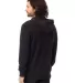 Alternative Apparel 9595ZT Unisex Washed Terry Cha in Black back view
