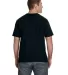 Gildan 980 Lightweight T-Shirt in Black back view