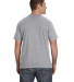 Gildan 980 Lightweight T-Shirt in Heather grey back view