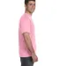 Gildan 980 Lightweight T-Shirt in Charity pink side view