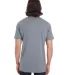 Gildan 980 Lightweight T-Shirt in Graphite heather back view