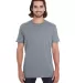 Gildan 980 Lightweight T-Shirt in Graphite heather front view