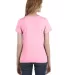 Gildan 880 Ladies' Lightweight T-Shirt in Charity pink back view