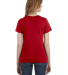 Gildan 880 Ladies' Lightweight T-Shirt in True red back view