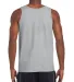 Gildan 64200 Men's Softstyle®  Tank in Rs sport grey back view
