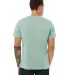 Bella + Canvas 3001 Unisex Jersey T-Shirt DUSTY BLUE back view