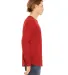 Bella + Canvas 3501 Unisex Jersey Long-Sleeve T-Sh in Red side view