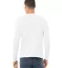 Bella + Canvas 3501 Unisex Jersey Long-Sleeve T-Sh in White back view