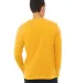 Bella + Canvas 3501 Unisex Jersey Long-Sleeve T-Sh in Gold back view