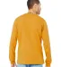 Bella + Canvas 3501 Unisex Jersey Long-Sleeve T-Sh in Mustard back view