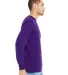 Bella + Canvas 3501 Unisex Jersey Long-Sleeve T-Sh in Team purple side view
