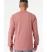 Bella + Canvas 3501 Unisex Jersey Long-Sleeve T-Sh in Mauve back view