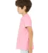 Bella + Canvas 3001Y Youth Jersey T-Shirt PINK side view