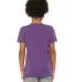 Bella + Canvas 3001Y Youth Jersey T-Shirt ROYAL PURPLE back view