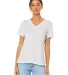 Bella + Canvas 6405 Ladies' Relaxed Jersey V-Neck  VINTAGE WHITE front view