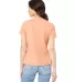 Bella + Canvas BC6405CVC Ladies' Relaxed Heather C HEATHER PEACH back view