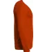 A4 Apparel N3425 Men's Sprint Long Sleeve T-Shirt in Athletic orange side view