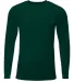 A4 Apparel N3425 Men's Sprint Long Sleeve T-Shirt in Forest front view