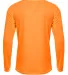 A4 Apparel N3425 Men's Sprint Long Sleeve T-Shirt in Safety orange back view