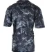 Burnside Clothing 0101 Men's Burn Collection Golf  in Navy tie dye back view