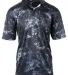Burnside Clothing 0101 Men's Burn Collection Golf  in Navy tie dye front view